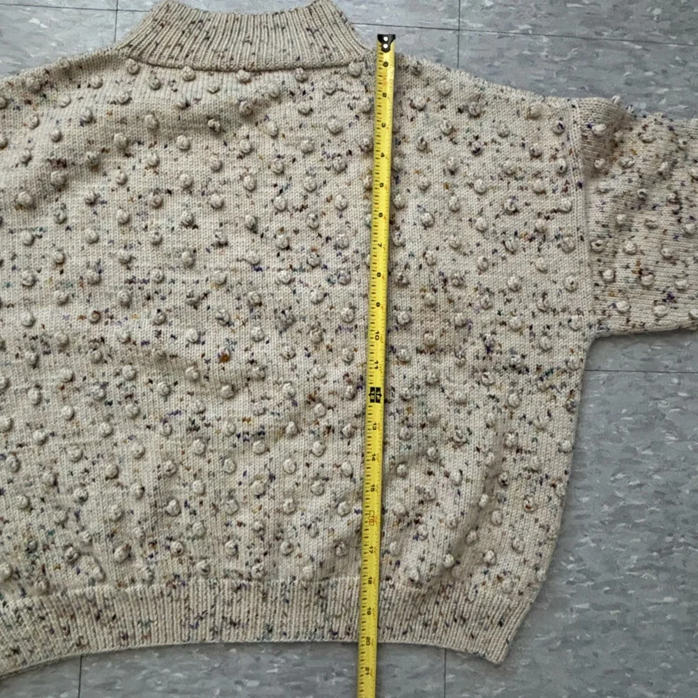 Misha & Puff Iris Confetti Merino Wool Sweater Size S EUC - Picture 4 of 8